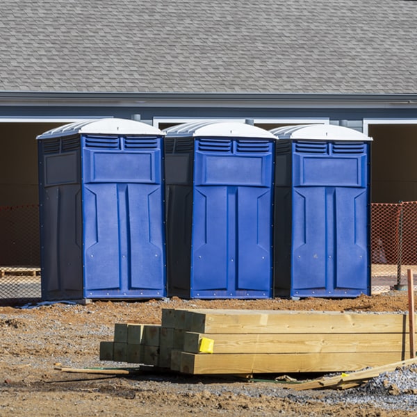 how can i report damages or issues with the porta potties during my rental period in Clarksville Missouri